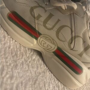 Gucci Cream Rhyton Sneaker